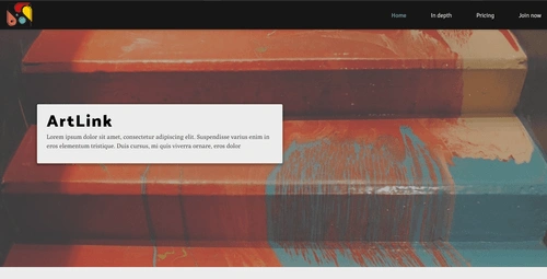 home page artlink