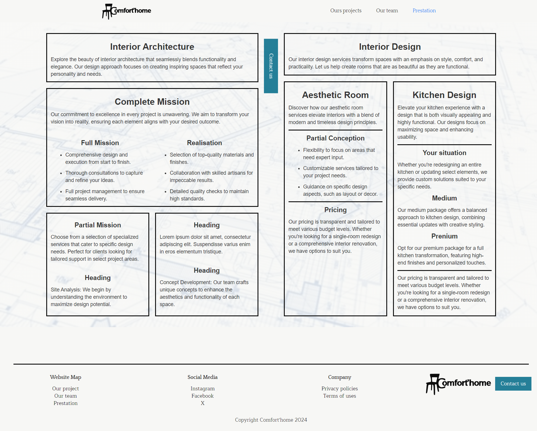 Entire Pricing page