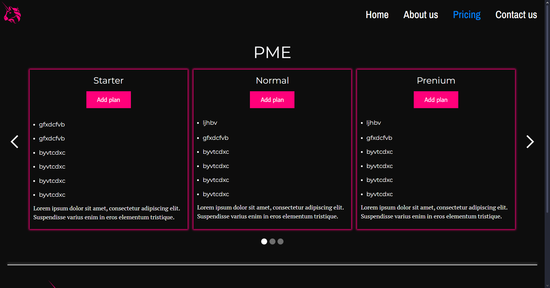 Pricing Communication Company