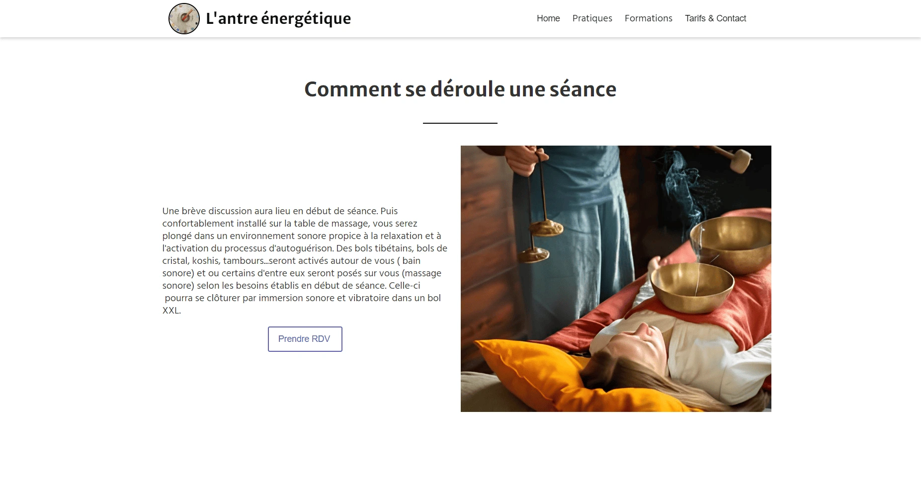 Song séance section